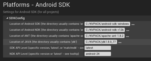 android ndk version